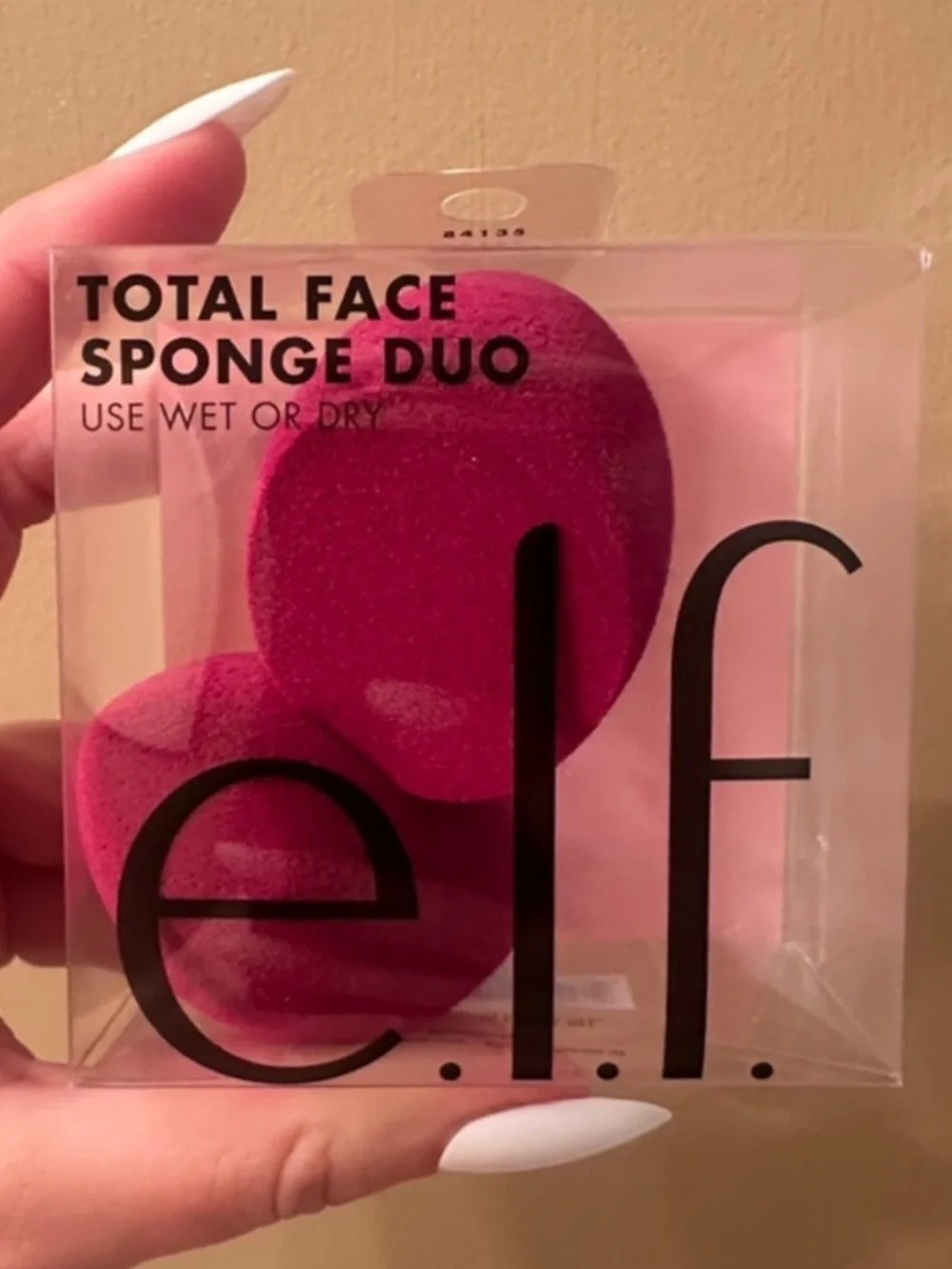 e.l.f. Total Face Sponge Set of 2 Duo - Deep Pink